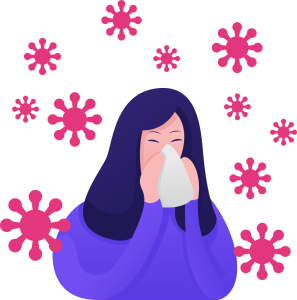 Целевые показы на тему насморка для бренда Аспектон