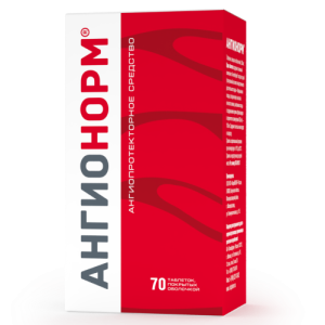 Поисковый охват для препарата «Ангионорм»